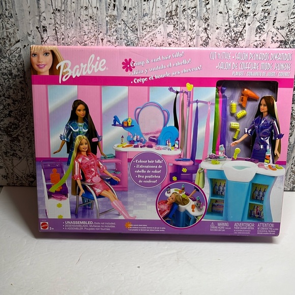 Barbie Cut N Style Salon Set 2002 New Sealed47270